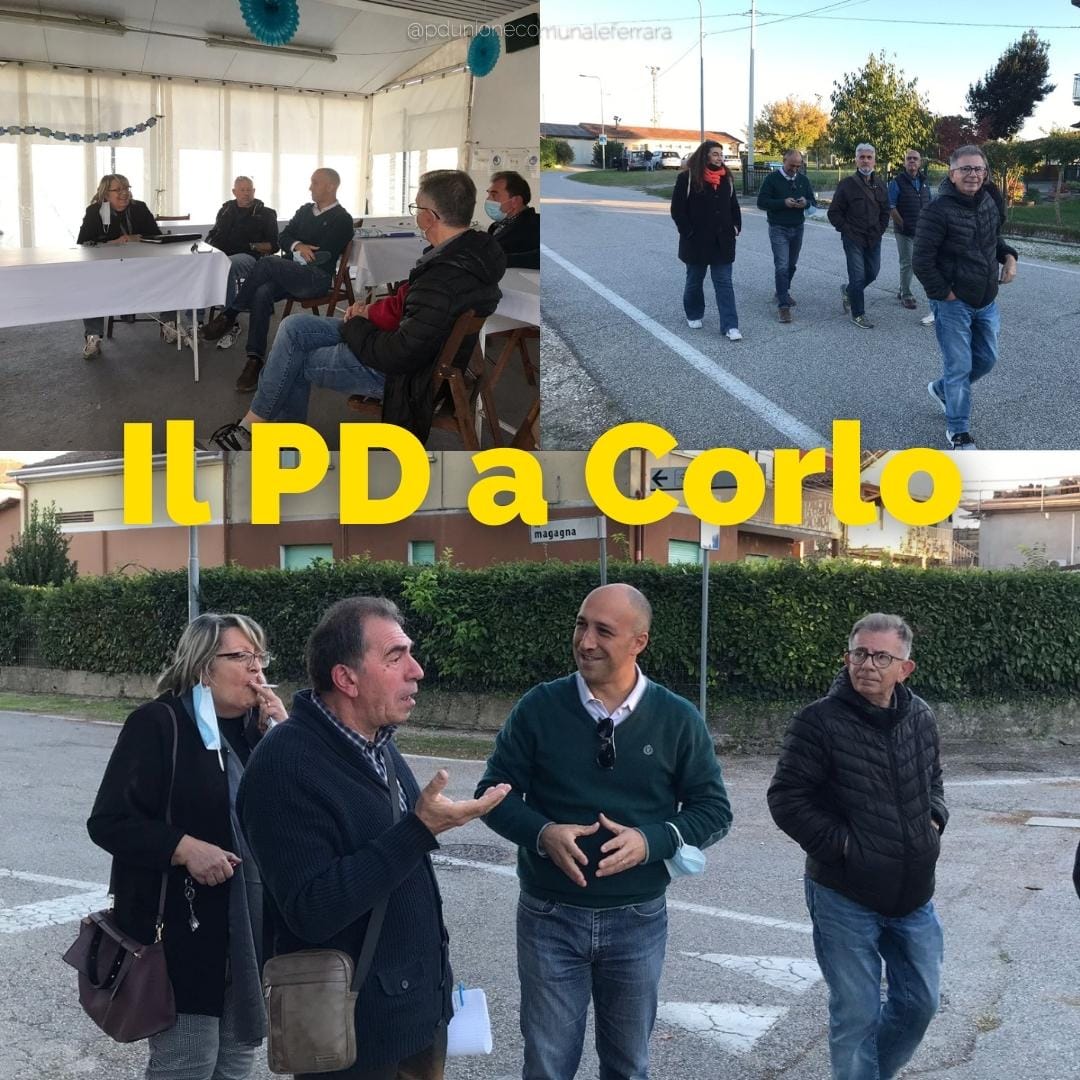 Featured image for “IL PD IN VISITA A CORLO”