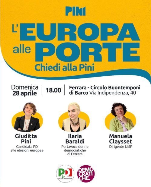 Featured image for “L’Europa alle porte – Appuntamenti verso le elezioni europee”